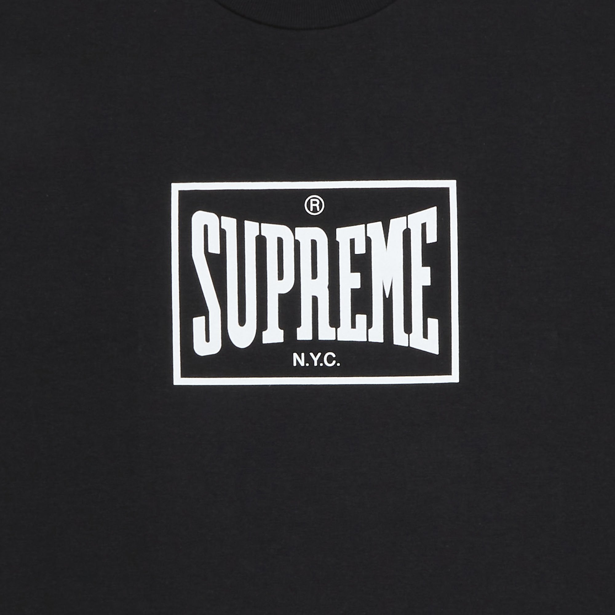 تي شيرت Supreme Warm Up باللون الأسود