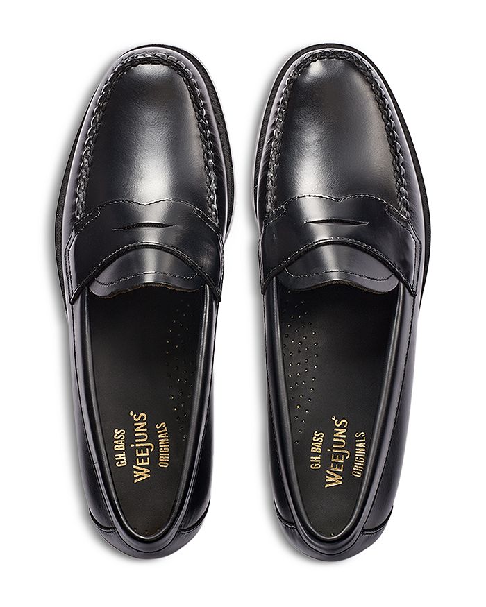 Men's Weejun Penny GLogan Laceless Loafers. Bass