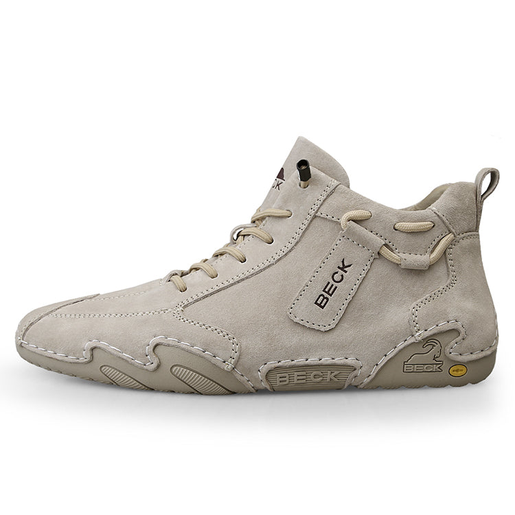 Lifestyle Shoes Men High-Top Beck Sneakers, Sand