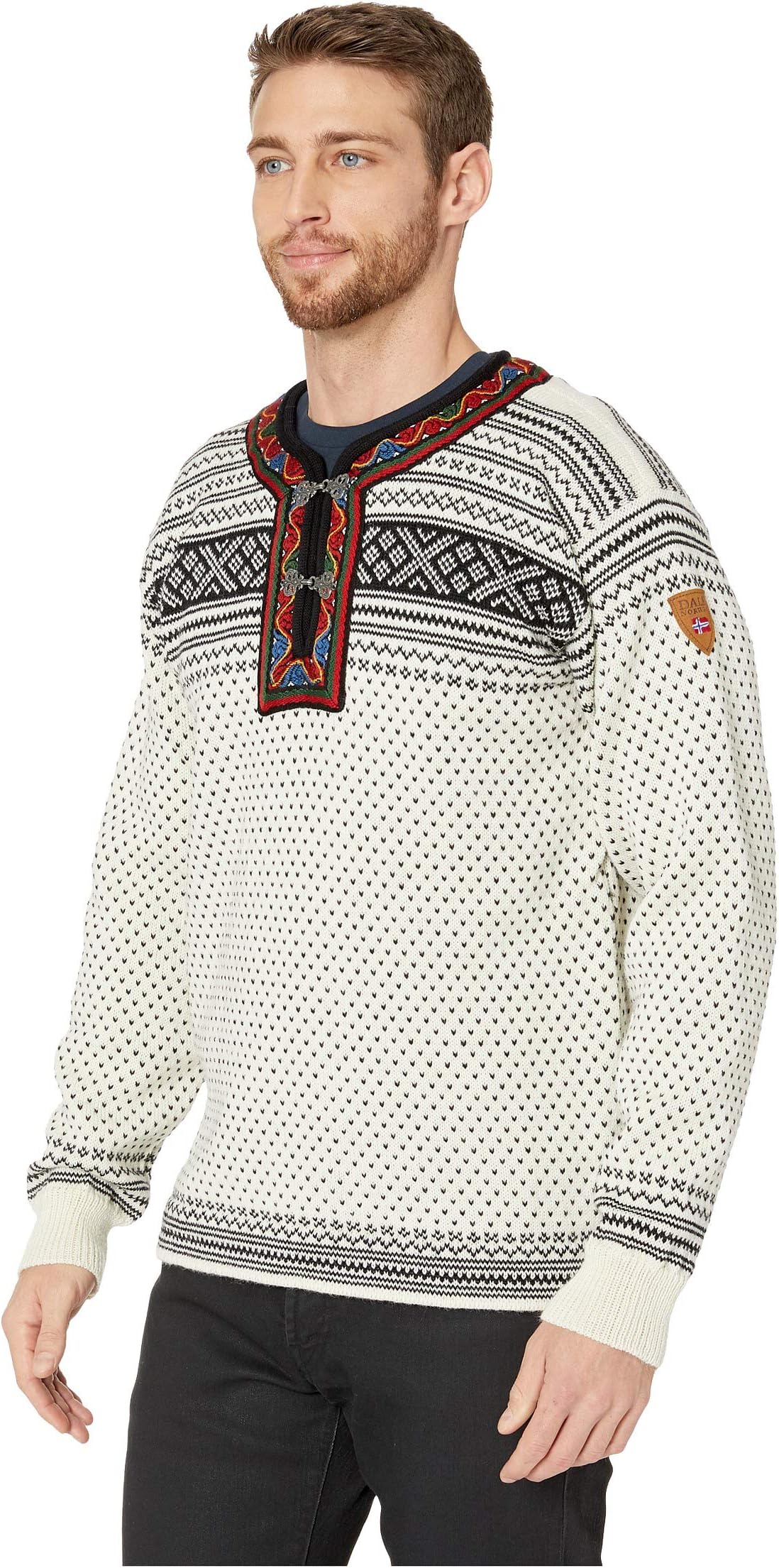 Setesdal Dale of Norway unisex sweater, A-Off-White/Black