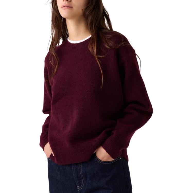 Women's sweater burgundy Uniqlo