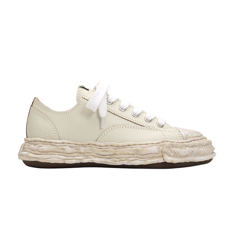 Maison Mihara Yasuhiro Peterson Low 'Cracking Leather - White' sneakers, white