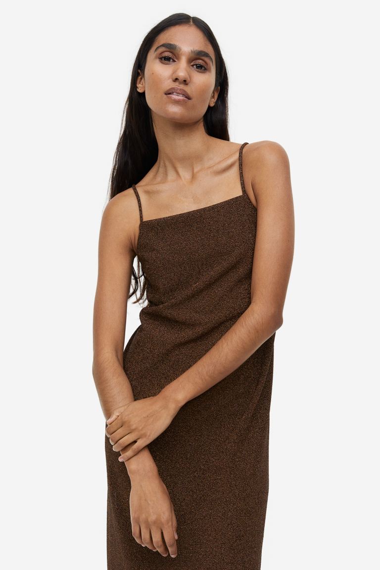 Jersey strappy dress H&M