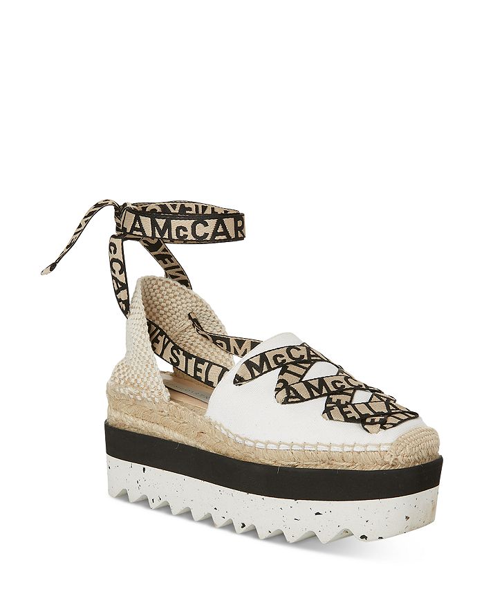 Stella McCartney Women's Gaia Platform Ankle Strap Espadrilles