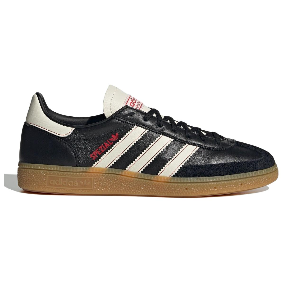 Adidas Handball Spezial 'Black Off White Red' Sneakers, Black/White