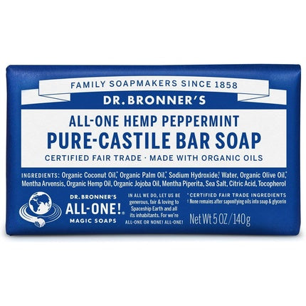 Dr Bronner'S Peppermint Pure-Castile Soap with Organic Oils and Fairtrade Ingredients, 140g peppermint pieces, 147, 9 ml, Dr.  Bronner's