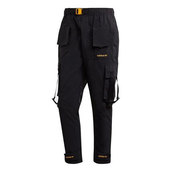 بنطال رياضي adidas originals TECH PANT بجيوب متعددة، أسود، أسود