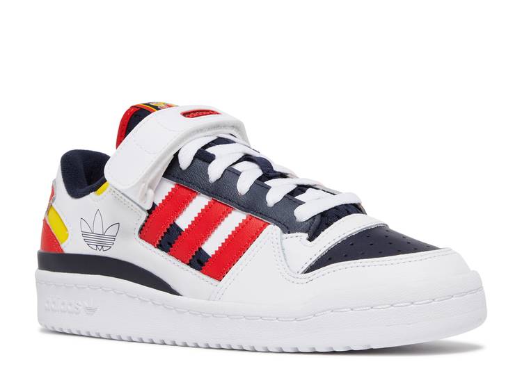 Adidas FORUM LOW J 'LEGEND INK RED' sneakers, white