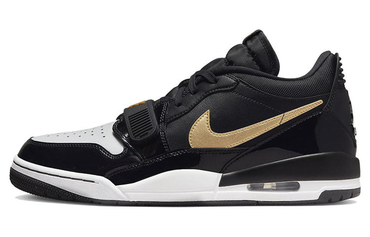 Jordan Legacy 312 Low Metallic Black Gold