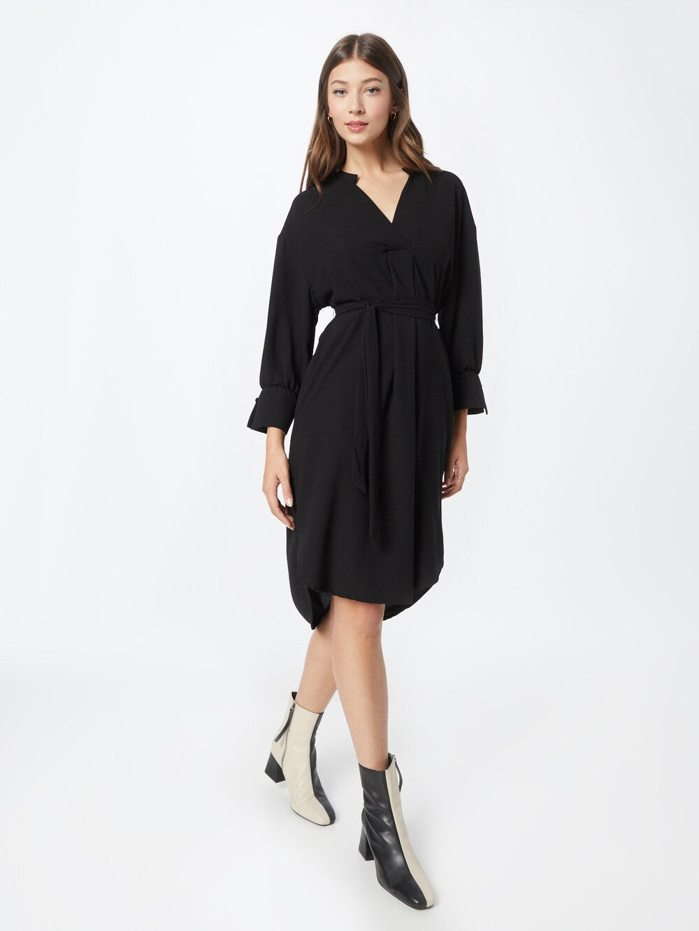 Peppercorn Sabia shirt-dress, black