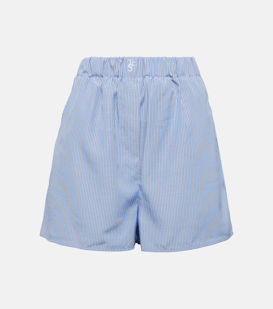 Lui striped shorts THE FRANKIE SHOP, blue