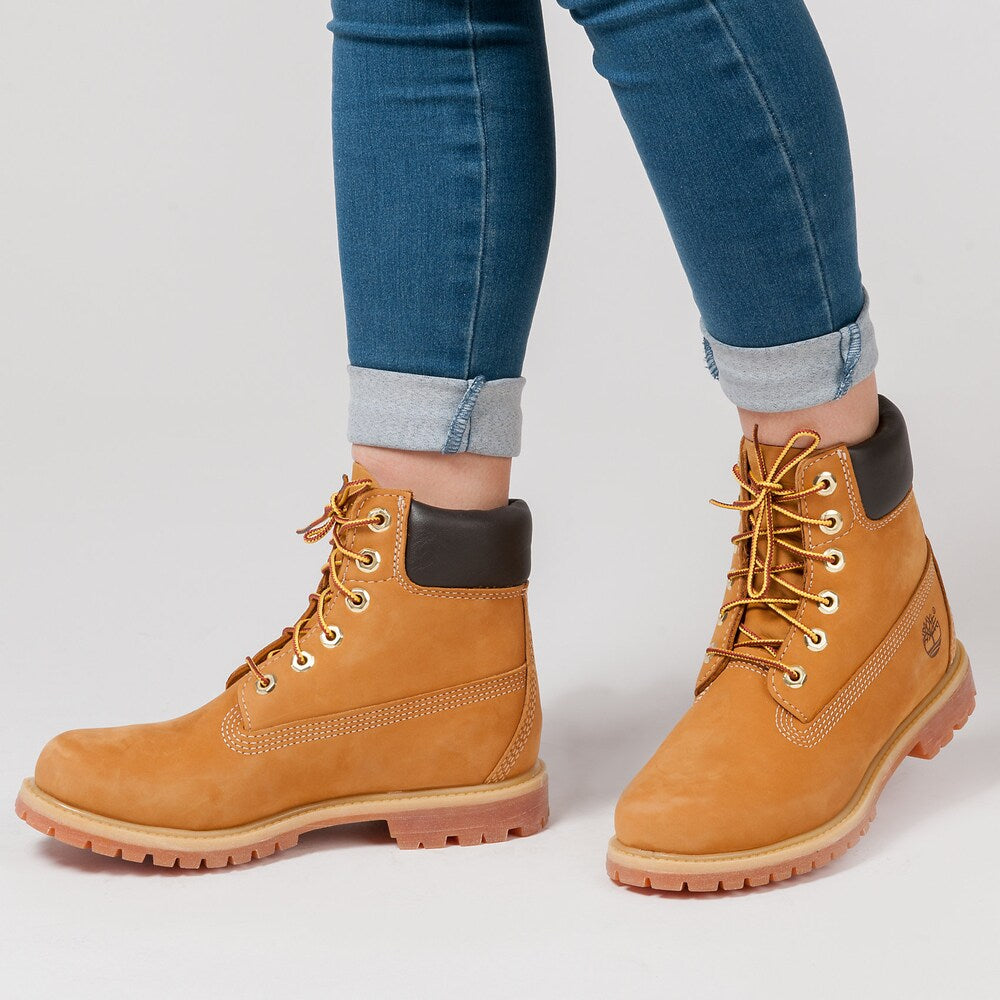 Timberland Prem Wheat Lace-up Ankle Boots, Yellow