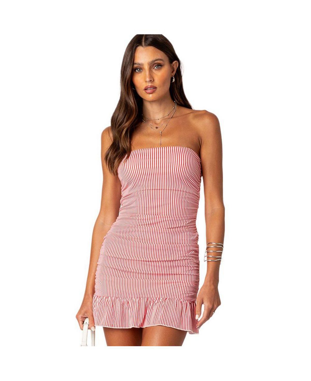 Women's Gaia Ruched Mini Dress Edited