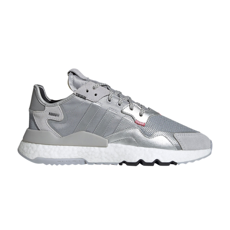 Adidas Nite Jogger 'Silver Metallic' Sneakers, Silver