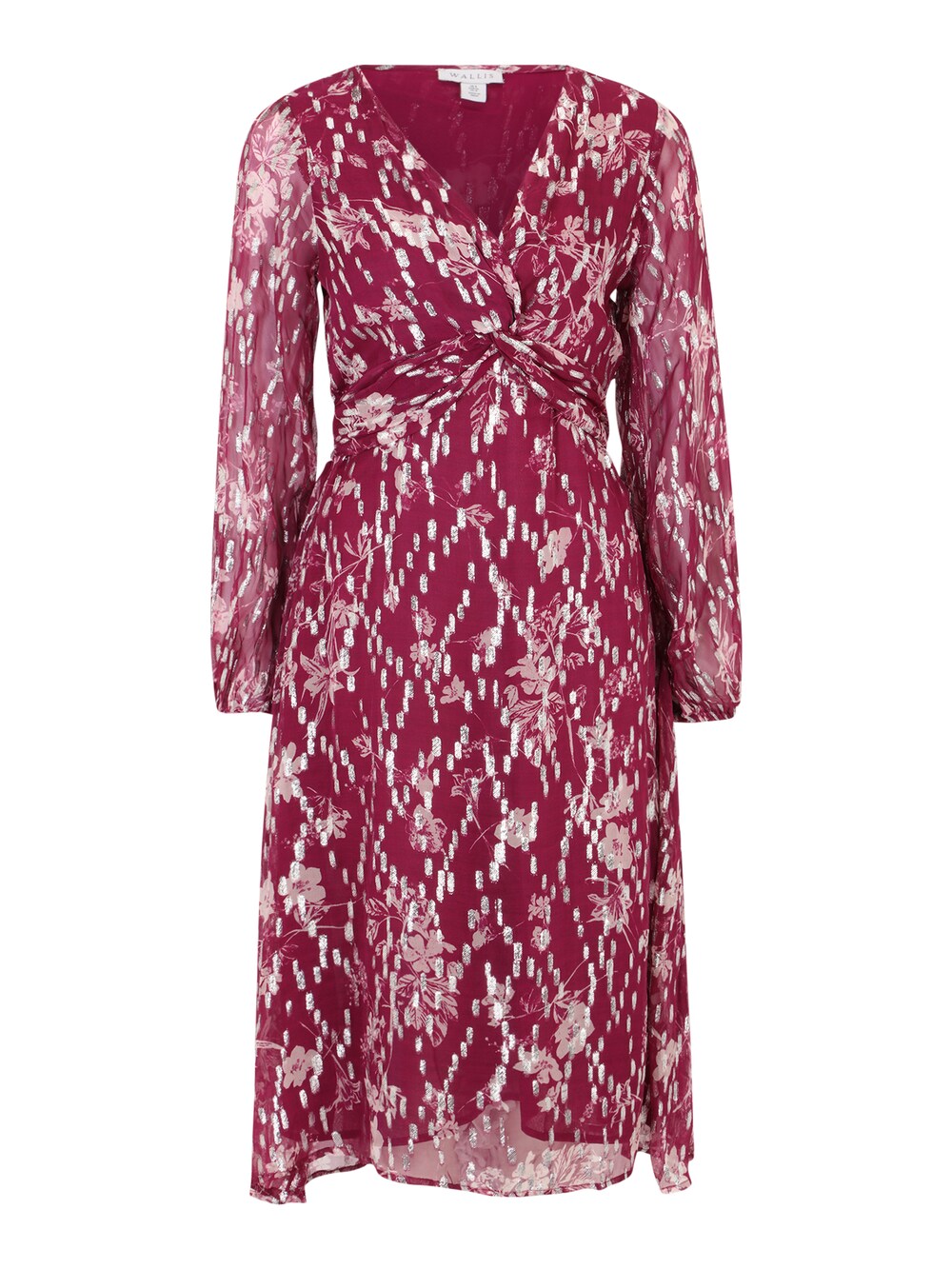 Wallis dress, burgundy