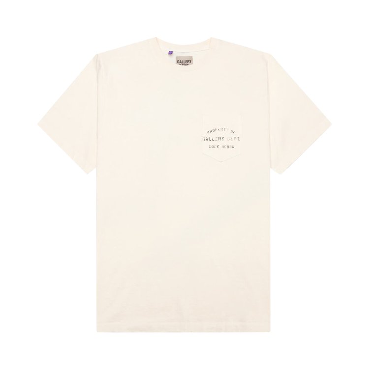 T-shirt Gallery Dept. Property Of Stencil 'Antique White'