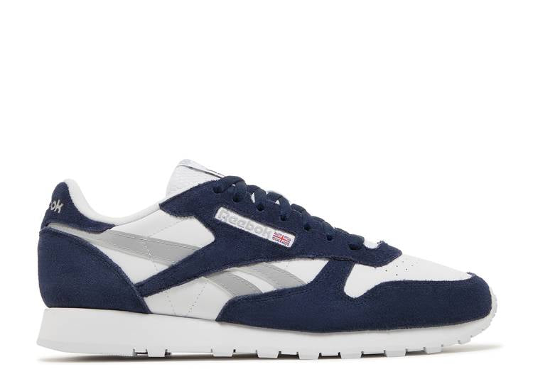 حذاء رياضي Reebok CLASSIC LEATHER 'VECTOR NAVY WHITE' باللون الأزرق الداكن