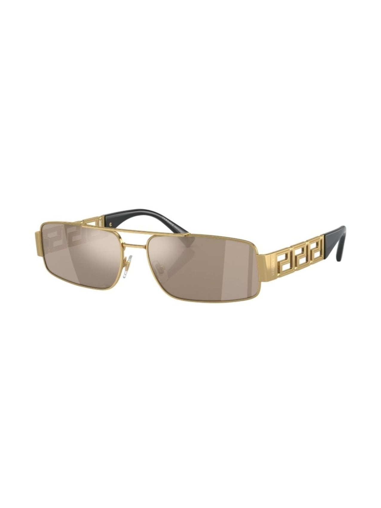 Versace Eyewear Rectangular Frame Sunglasses Gold