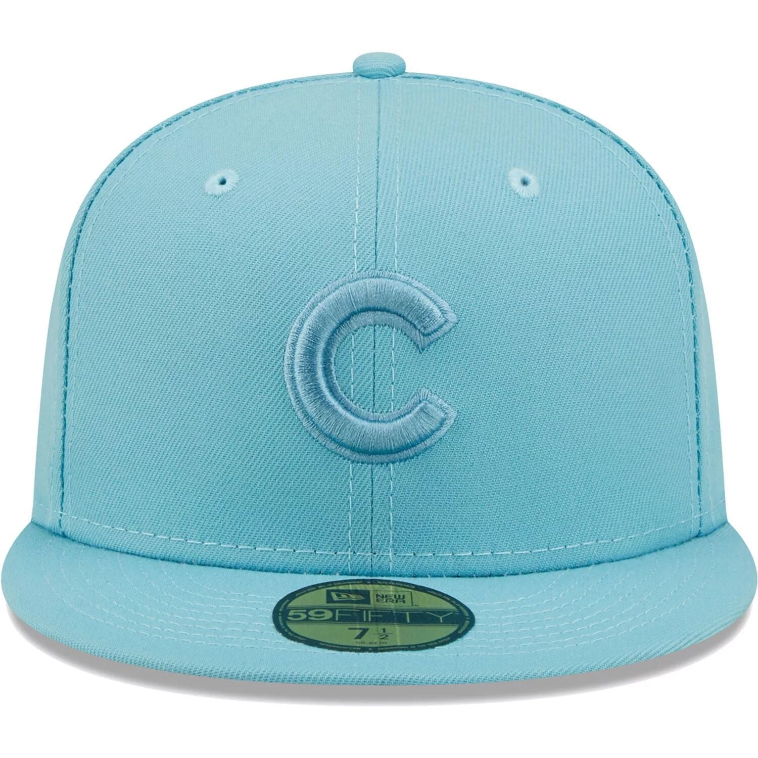 قبعة رجالية باللون الأزرق الفاتح من New Era Chicago Cubs - عبوة ألوان 59FIFTY