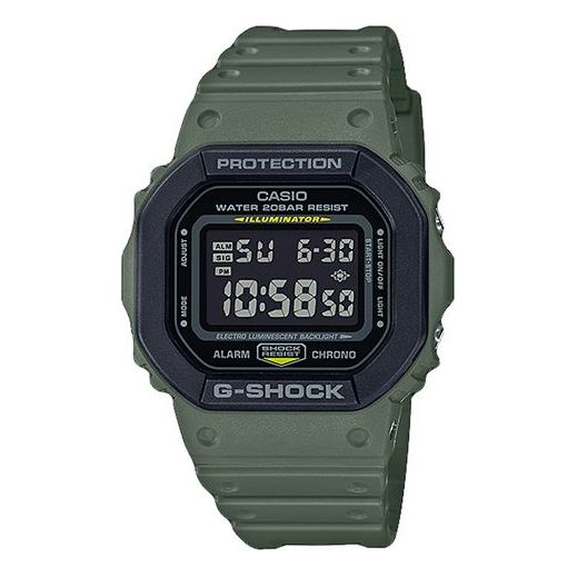 CASIO G-Shock Square 'Green' watch, green