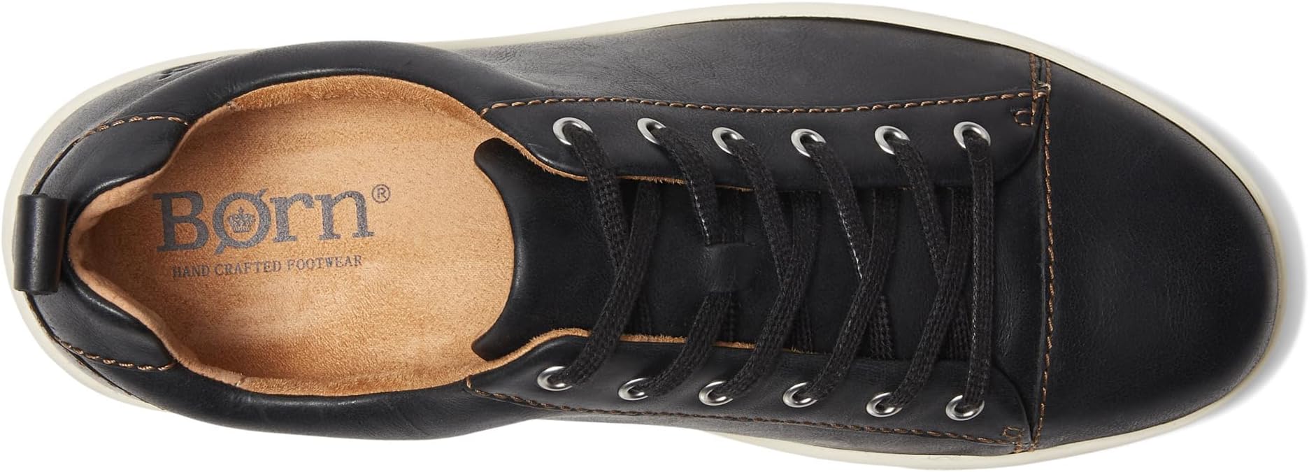 Allegheny Born Sneakers in Black Full Grian Leather