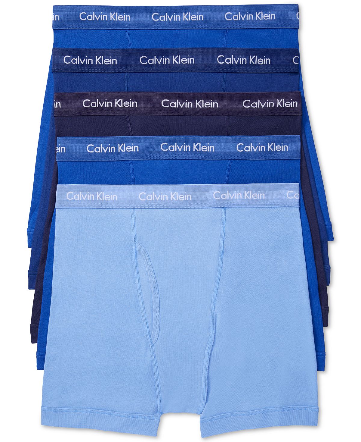 Men's Classic Cotton Boxer Briefs 5 Pieces Calvin Klein Underwear