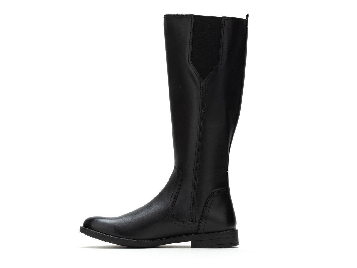 Hush Puppies Jaylin wide calf-length boots, black