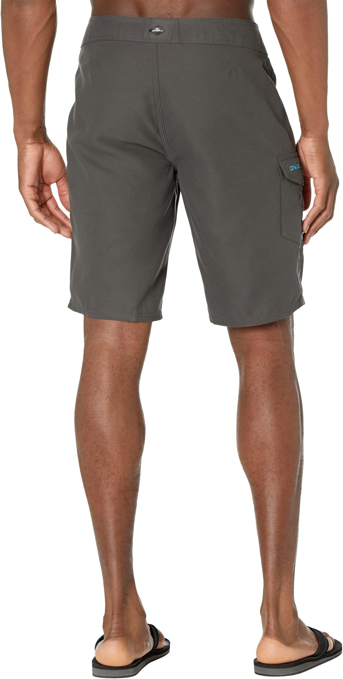 Santa Cruz Solid 2.0 O'Neill Board Shorts in Dark Charcoal