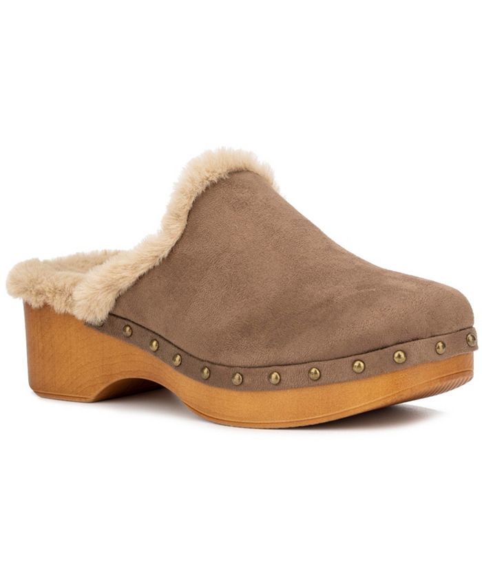 Wynna New York & Company Women's Clogs, Tan/Beige