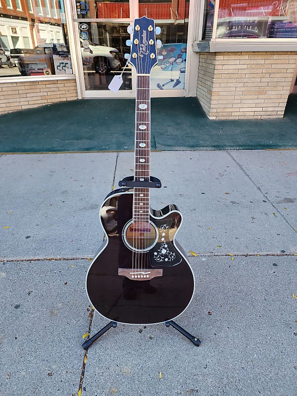 جيتار صوتي/كهربائي Takamine GN75CE TBK G70 Series NEX Cutaway شفاف باللون الأسود