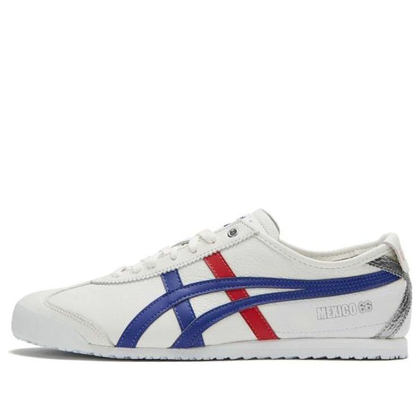 حذاء Onitsuka Tiger MEXICO 66 باللون الأبيض والأزرق والأحمر