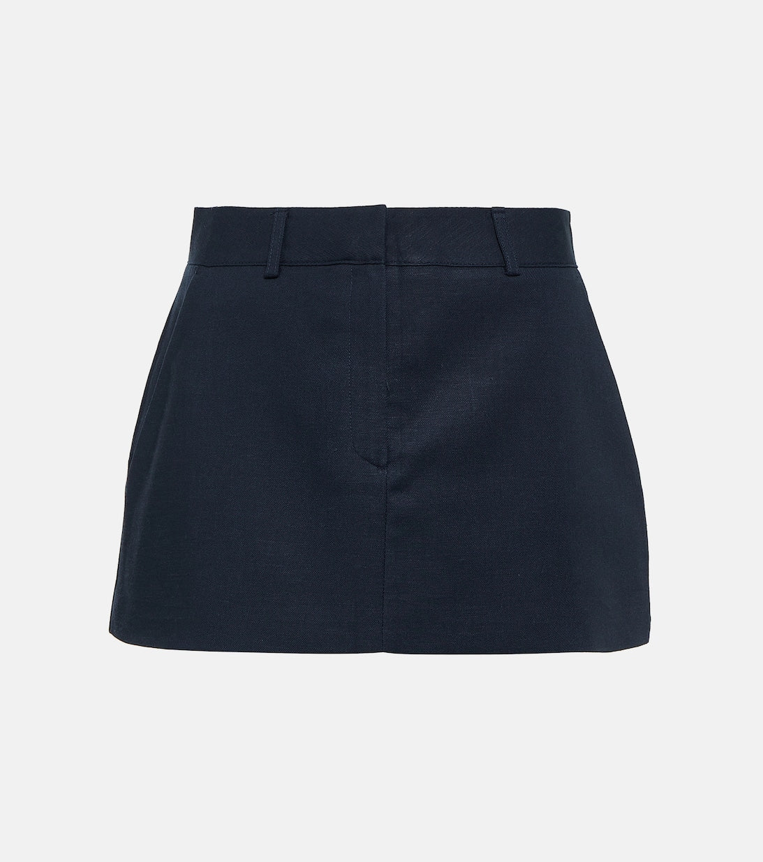 THE FRANKIE SHOP Isle poplin miniskirt, blue