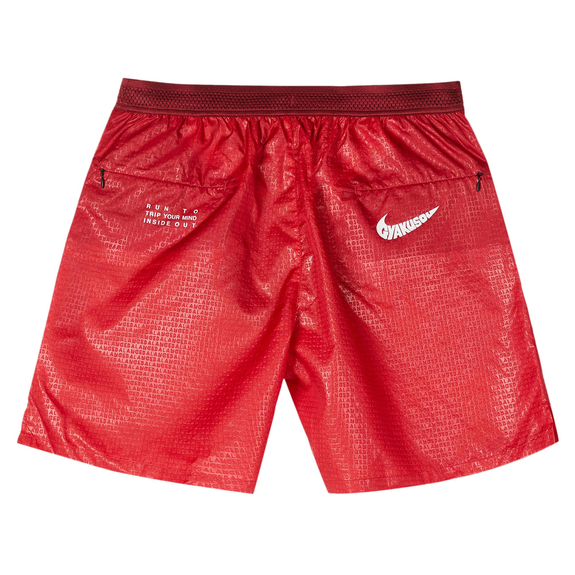 Nike x Undercover Gyakusou Shorts, Gym Red/Tough Red