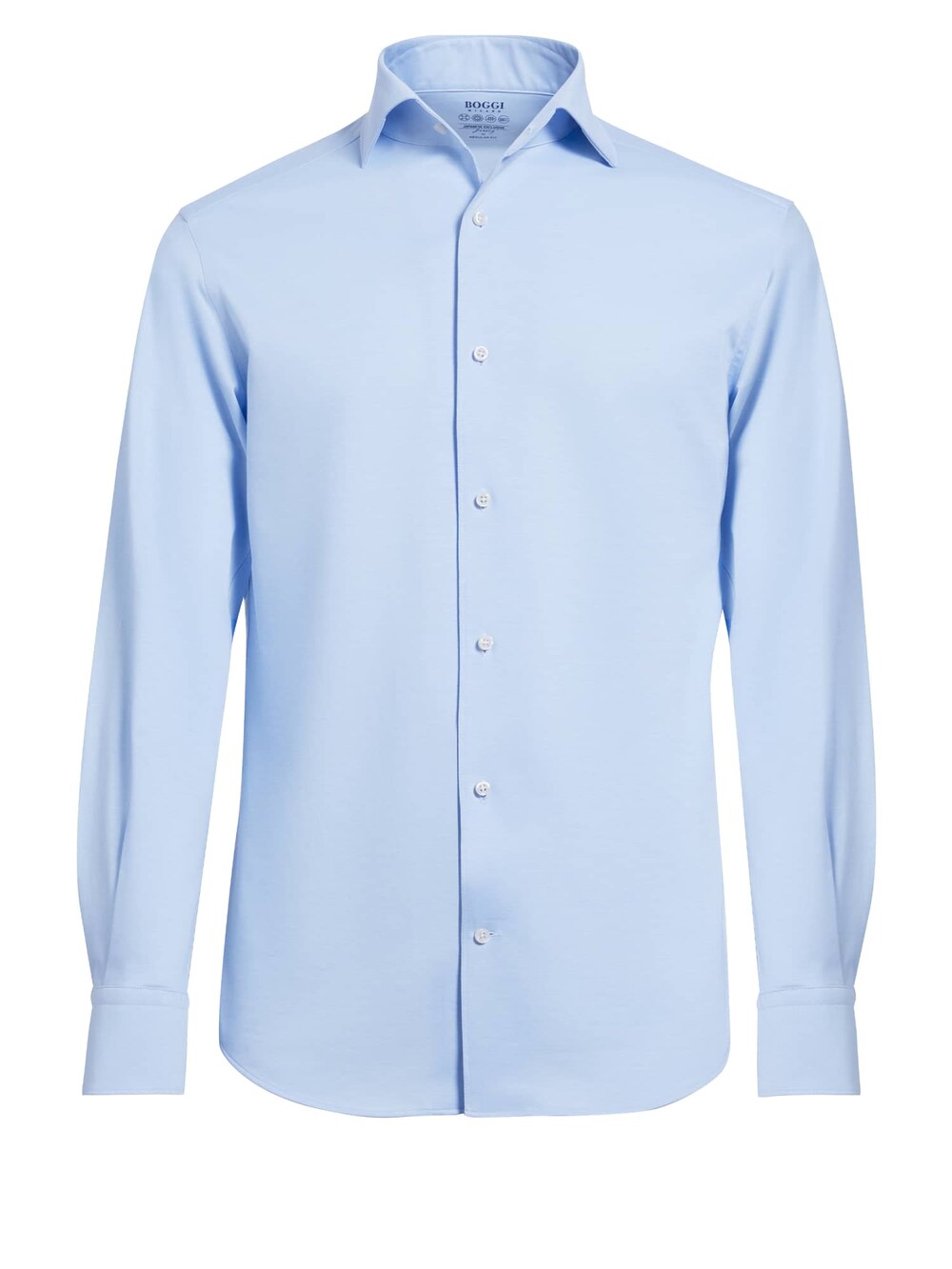 Boggi Milano Regular Fit Button-Up Shirt, Light Blue