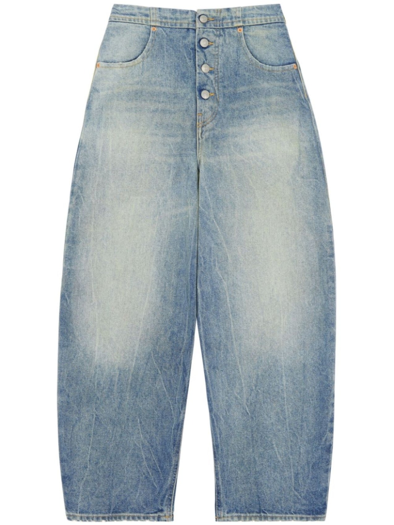 MM6 Maison Margiela Mid Rise Skinny Jeans Blue