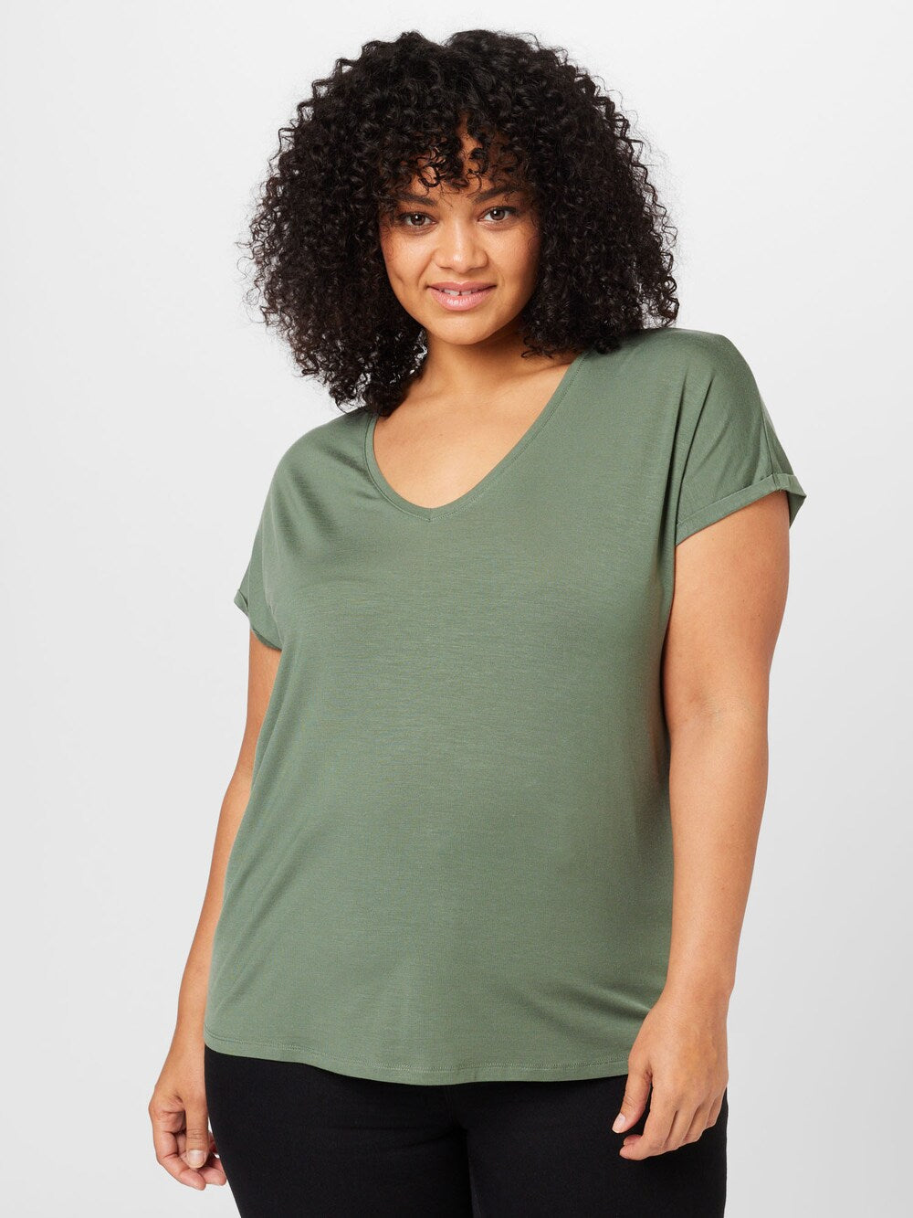 Vero Moda Curve Aya Shirt, olive