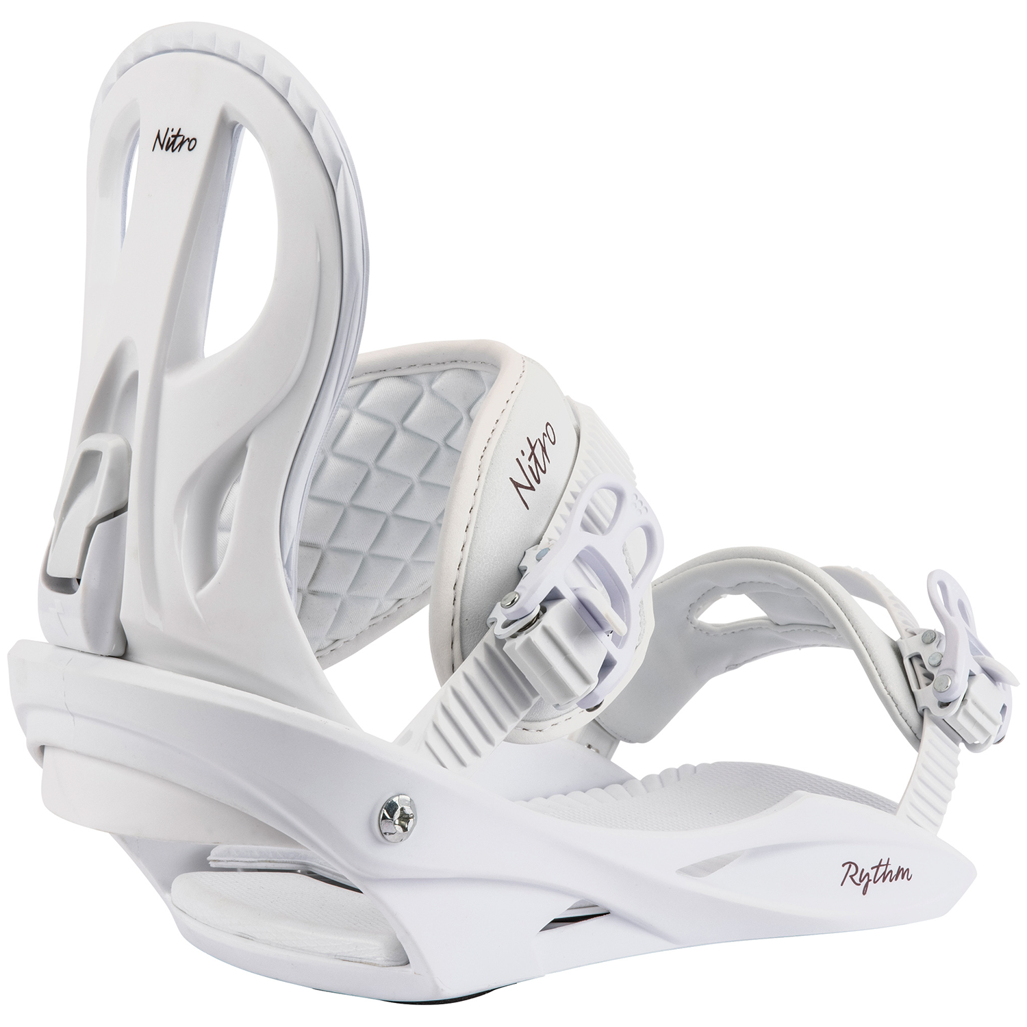 Snowboard bindings Nitro Rythm, white