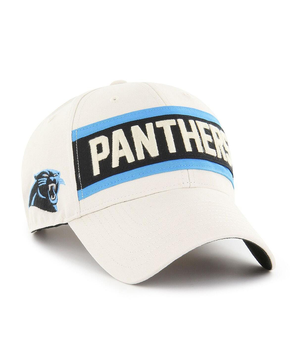 Men's '47 Carolina Panthers Crossroad MVP '47 Brand Adjustable Cream Cap