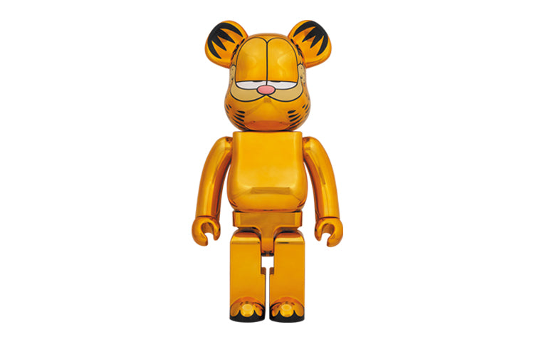 Be@rbrick GARFIELD GOLD CHROME الإصدار 1000%