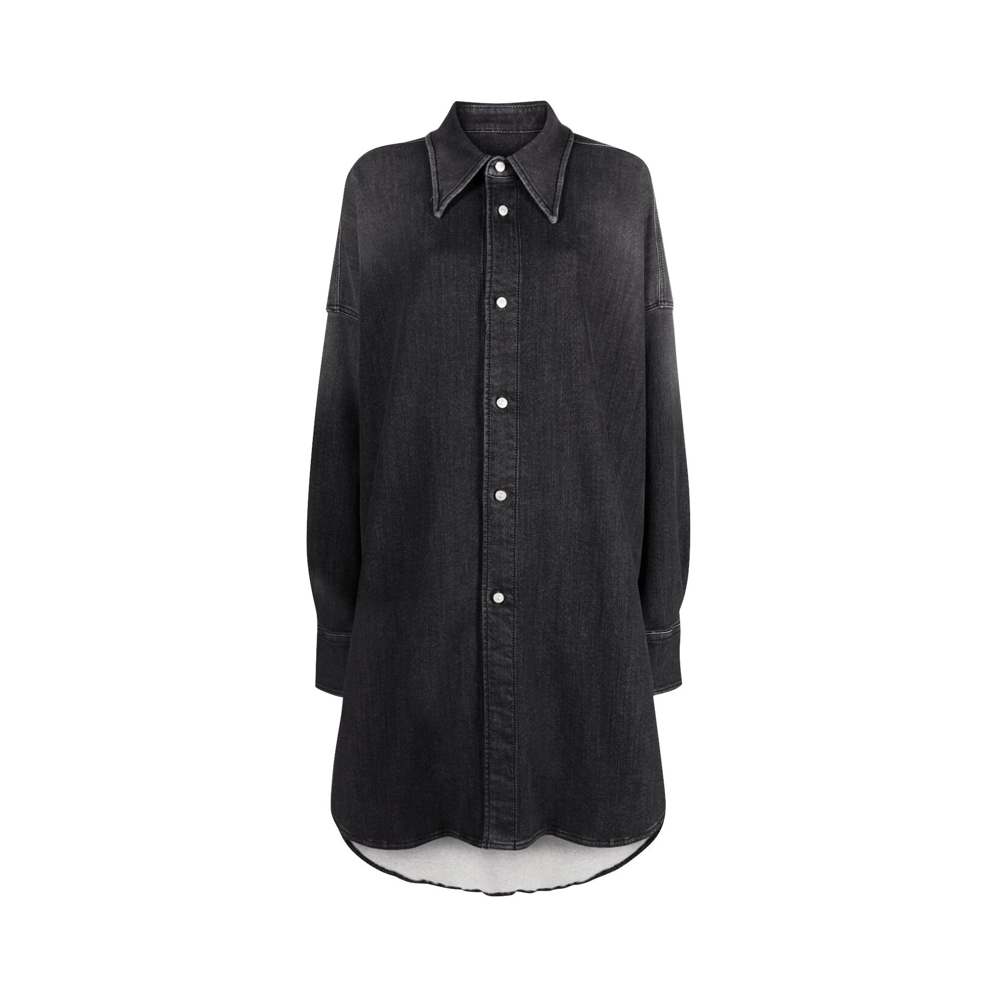 Shirt dress MM6 Maison Margiela, color Black