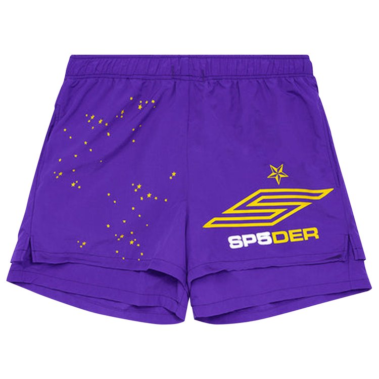 Sp5der Pro 'Grape' shorts, purple