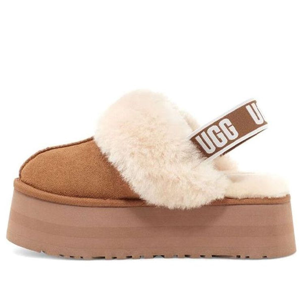 Slippers (WMNS) UGG Funkette Slipper 'Brown', brown