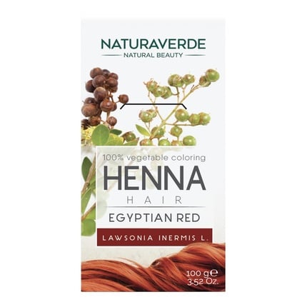 Herbal hair dye Henne “Egyptian red”, 100 g, Naturaverde