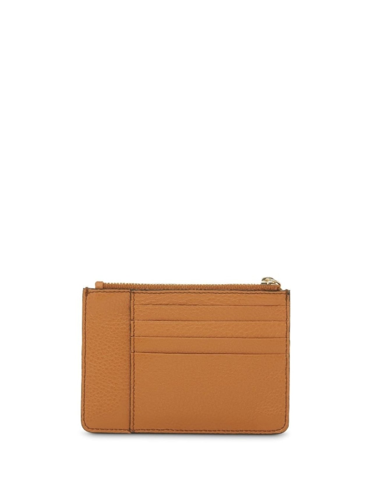 Lancel cardholder with logo, brown