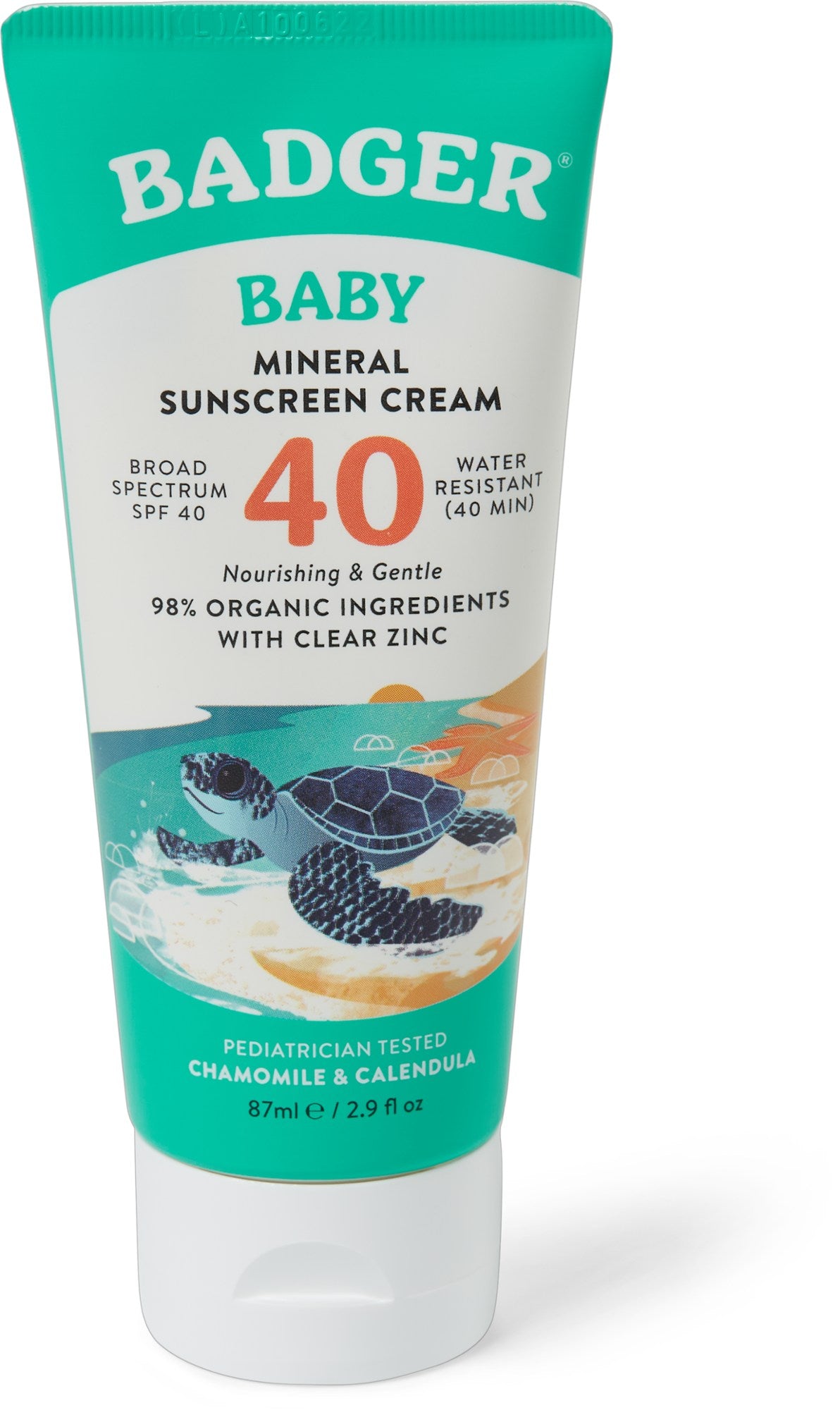 Children's mineral sunscreen SPF 40 - 2.9 fl. ounce Badger