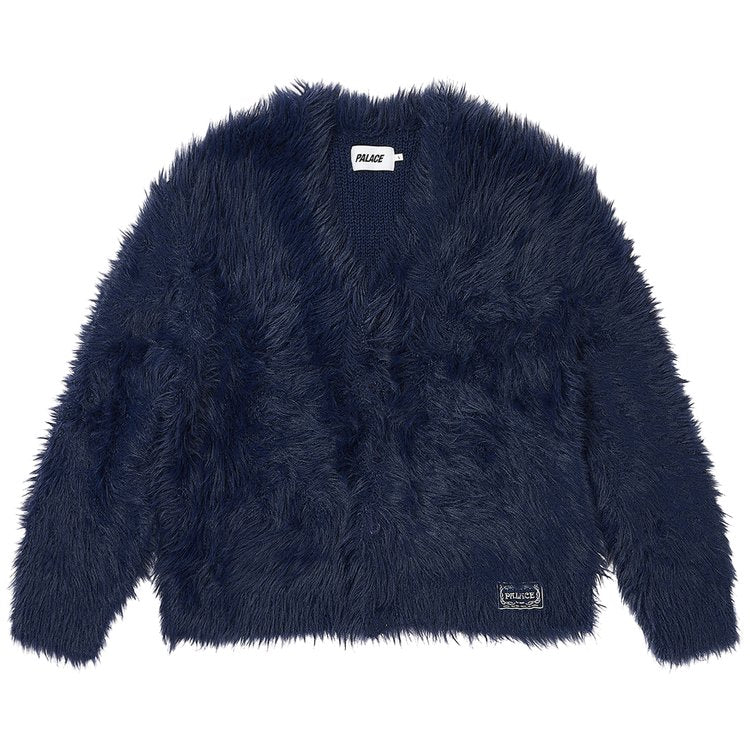 Palace Yeti 'Navy' cardigan, blue