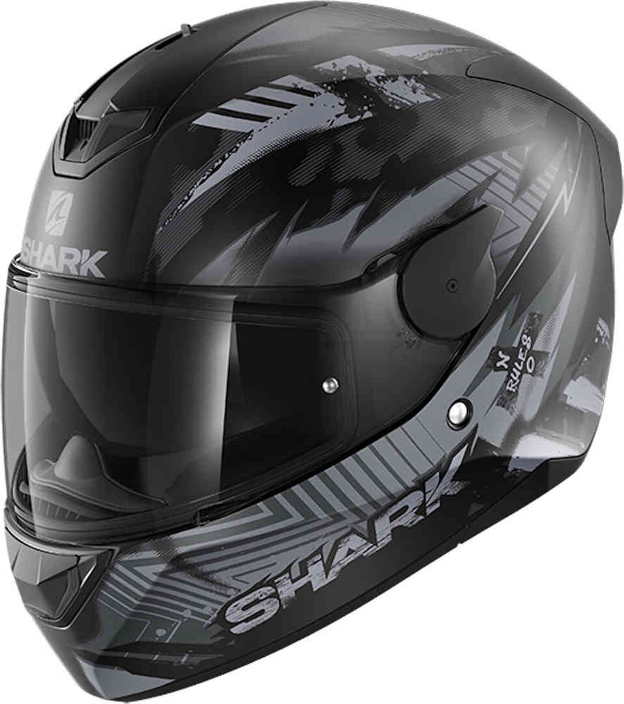 D-Skwal 2 Penxa Shark helmet, matte black/gray