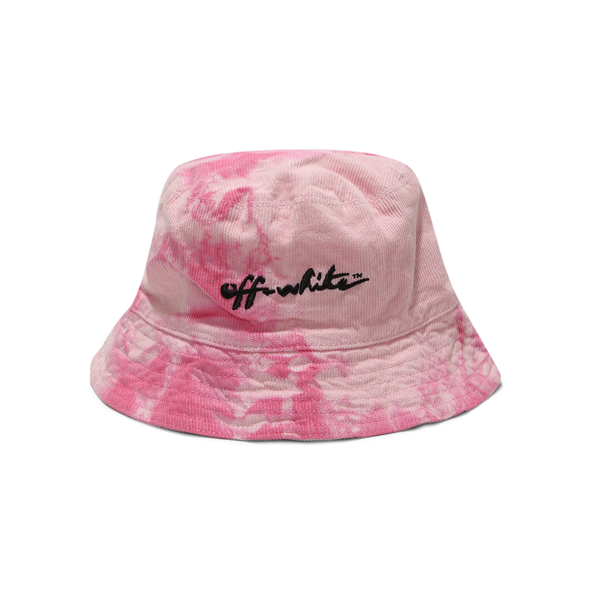 Off-White Kids Velvet Tie Dye Bucket Hat - Pink/Black