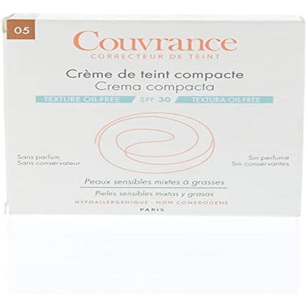 Avene Couvrance Compact Foundation Cream Matt Effect SPF30 - 5.0 Soleil, 10 g