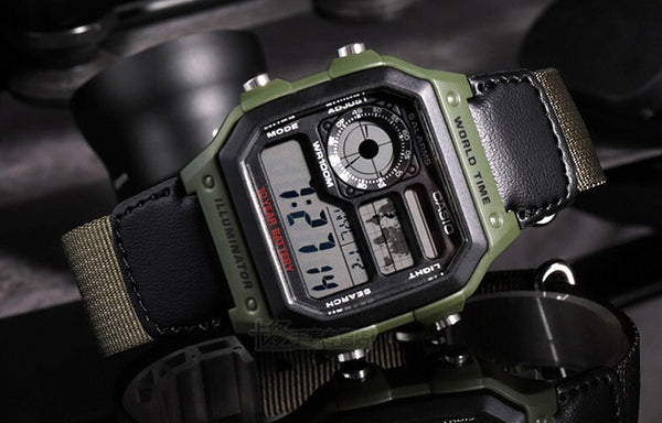 Watch CASIO G Shock Square Sport Quartz Men Sports Mens Black Digital, black